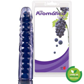 Pênis Realistico em Gel articulado Uva slin style 18x2,5 cm - Adão e Eva