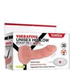 Cinta com pênis oco 16,5x4cm 10 vibrações - Lovetoy - Imagem 4