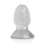 Mini Plug anal com Cravinhos Translúcido - 7,5cm x 3,5cm - Imagem 2