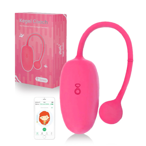 Vibrador Recarregável para Exercícios Vaginais com APP - Magic Kegel Coach