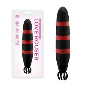 Love rouser - Vibrador clássico recarregável com tentáculos em silicone