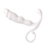 Prostatic massager "m" - Massageador de próstata escalonado em abs atóxico com alça de segurança 11 x 2,8 cm - Imagem 2