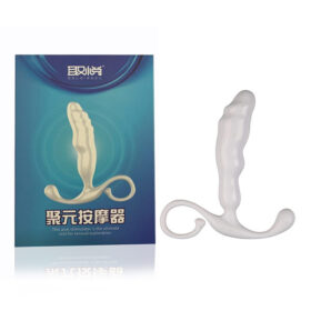 Prostatic massager "m" - Massageador de próstata escalonado em abs atóxico com alça de segurança 11 x 2,8 cm