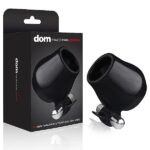 Dom p8 - anel para pênis e testículos com vibro - 7 x 4,7 cm