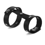 Anel Peniano para retração em Vinil na cor preto - Loki - Imagem 2