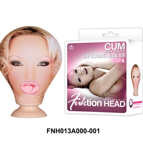 Fuktion head inflatable - Cabeça inflável com 1 orifício penetrável e ventosa