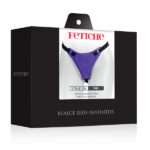 Cinta Peniana Ajustável Strap On Vinil Lilas com Elástico - Imagem 4