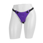 Cinta Peniana Ajustável Strap On Vinil Lilas com Elástico - Imagem 2