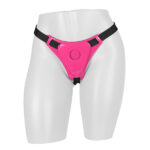 Cinta Peniana Strap On Vinil Rosa com Elástico - Imagem 2