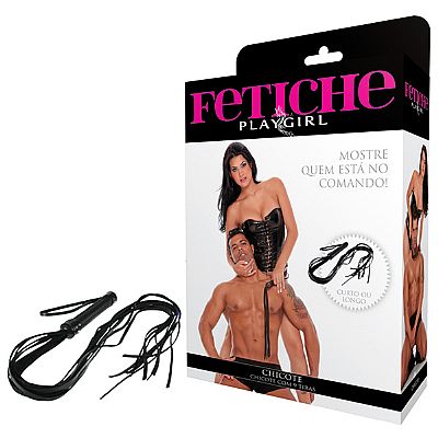 Chicote Longo com 9 tiras 90cm - Adao e Eva