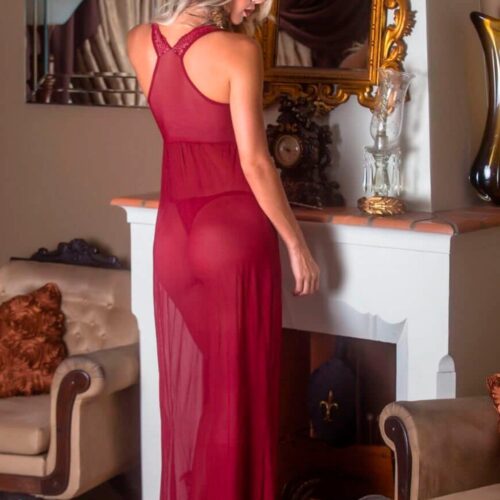 Alternative view of Camisola longa em tule - Lingerie garota veneno