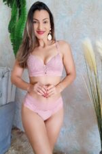 Conjunto de lingerie com bojo multiformas rosewood de rendão - Imagem 2