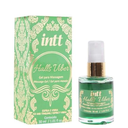 Halls viber - Gel 4 em 1 extra forte (lubrifica, esquenta, esfria e vibra) - 30 ml
