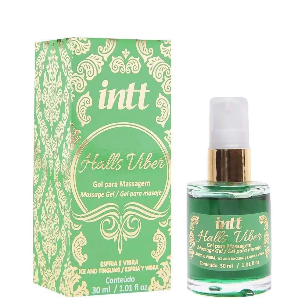 Halls viber - Gel 4 em 1 extra forte (lubrifica, esquenta, esfria e vibra) - 30 ml