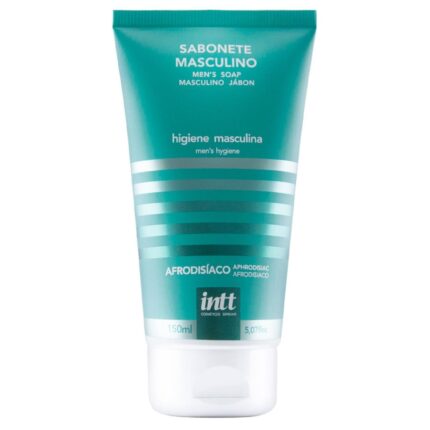 Sabonete Líquido Afrodisíaco Corporal e Íntimo Masculino Menta 150ml Intt