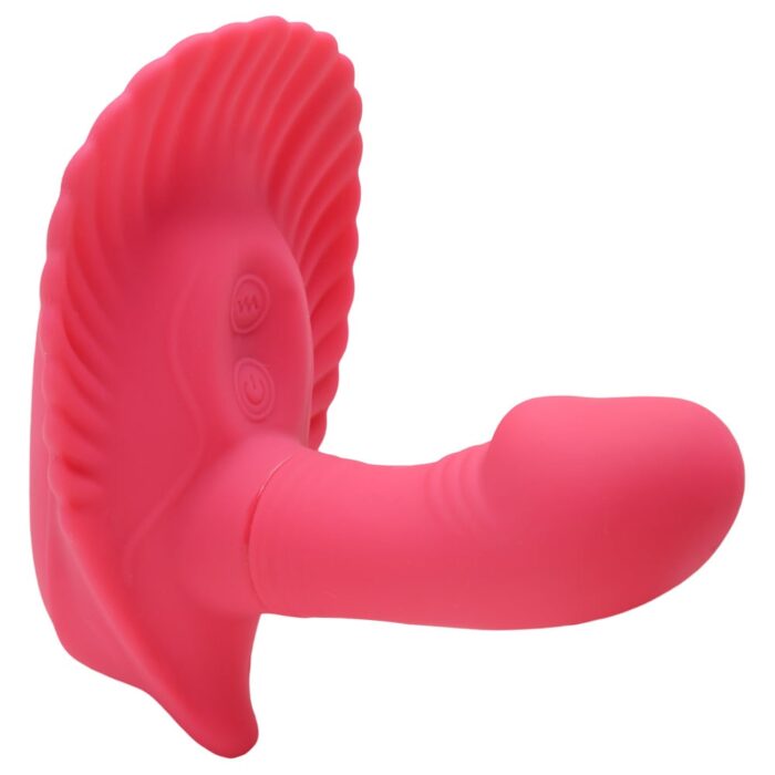 Pretty love fancy clamshell - Estimulador clitoriano em forma de concha com mini pênis penetrável, 30 funções vibração - Imagem 5