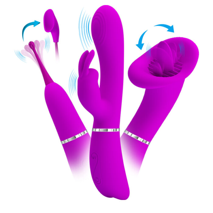 Vibrador de Ponto G e Clitóris Thrill Kit - Pretty Love - Imagem 2