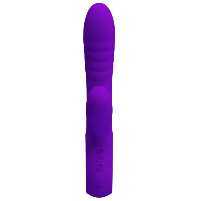 Pretty love Jersey - Vibrador de ponto g com 12 modos de vibração e estimulador clitoriano com 4 modos de pulsação - Imagem 4