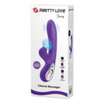 Pretty love Jersey - Vibrador de ponto g com 12 modos de vibração e estimulador clitoriano com 4 modos de pulsação - Imagem 3
