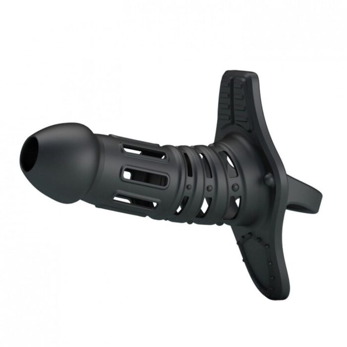 Pretty love hercules penis sleeve - Capa peniana vazada com anel para escroto - 15,5 x 3 cm - Imagem 3