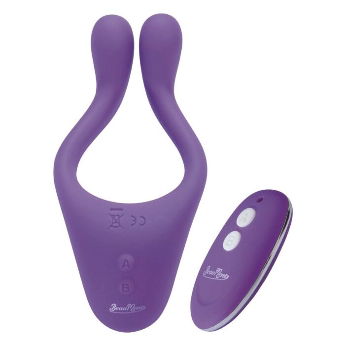 Vibrador Doppio 2.0 Purple Aveludado a Prova D'água com 10 Modos de Vibração - Imagem 2