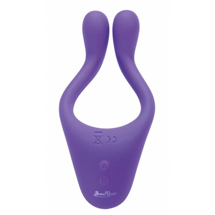 Vibrador Doppio 2.0 Purple Aveludado a Prova D'água com 10 Modos de Vibração - Imagem 4