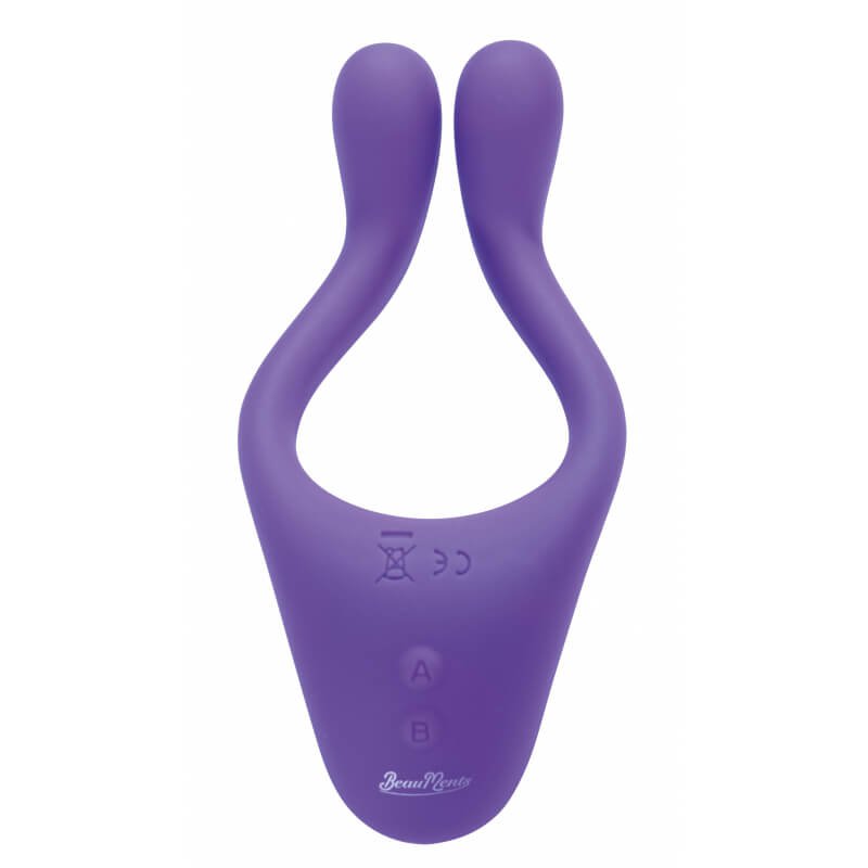 Vibrador Doppio 2.0 Purple Aveludado a Prova D'água com 10 Modos de Vibração - Imagem 4