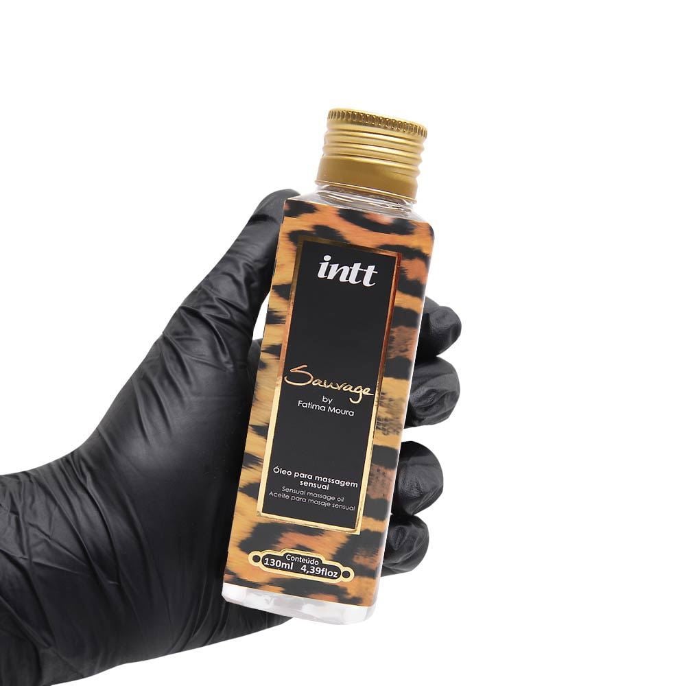 Intt Sauvage - Óleo corporal com fragrância de lavanda e refrescância cítrica - 130 ml - Imagem 3