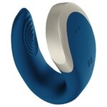 Vibrador De Casal Com 10 Modos De Vibração Satisfyer Double Love - Azul - Imagem 6