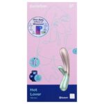 Estimulador Clitoriano e Ponto G Com 2 Motores e Aplicativo - Satisfyer Hot Lover - Verde - Imagem 7