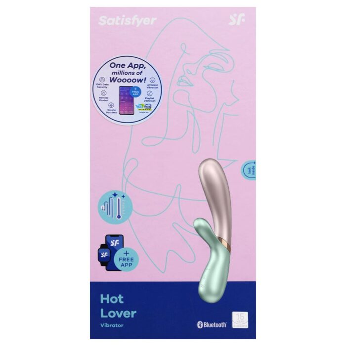 Estimulador Clitoriano e Ponto G Com 2 Motores e Aplicativo - Satisfyer Hot Lover - Verde - Imagem 7