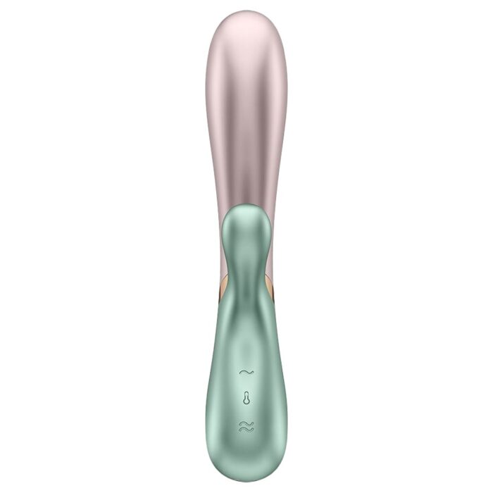 Estimulador Clitoriano e Ponto G Com 2 Motores e Aplicativo - Satisfyer Hot Lover - Verde - Imagem 3