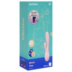 Satisfyer mono flex - Estimulador clitoriano e de ponto g feito em silicone flexível e controle via aplicativo | Rosa - Imagem 5