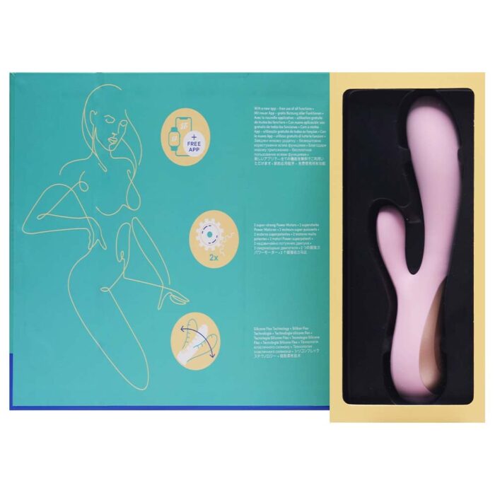 Satisfyer mono flex - Estimulador clitoriano e de ponto g feito em silicone flexível e controle via aplicativo | Rosa - Imagem 4