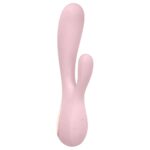 Satisfyer mono flex - Estimulador clitoriano e de ponto g feito em silicone flexível e controle via aplicativo | Rosa - Imagem 2