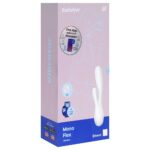 Satisfyer mono flex - Estimulador clitoriano e de ponto g feito em silicone flexível e controle via aplicativo | Branco - Imagem 5