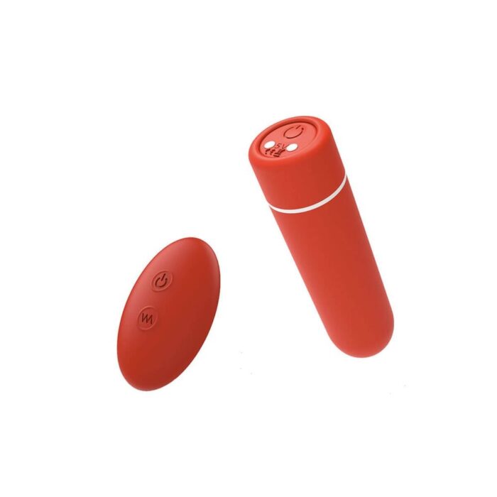 Intt control me bullet com controle remoto sem fio recarregável - Vermelho - Imagem 2