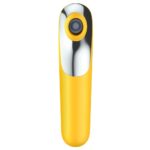 Satisfyer Dual love - Estimulador clitoriano e vibrador em silicone com 11 modos de sucção e vibração | cor: amarelo - Imagem 2