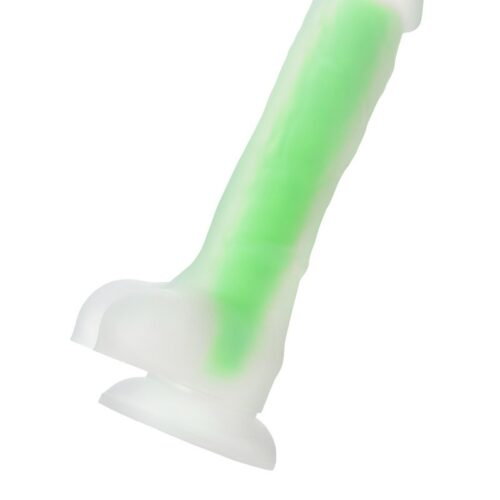 Pênis importado com ventosa Neon Beyond Brilha no Escuro 20x3,5cm