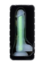 Pênis importado com ventosa Neon Beyond Brilha no Escuro 20x3,5cm - Imagem 5