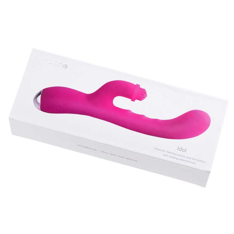 Vibrador estimulador de clítoris rotativo e ponto g recarregável nalone idol - Imagem 5