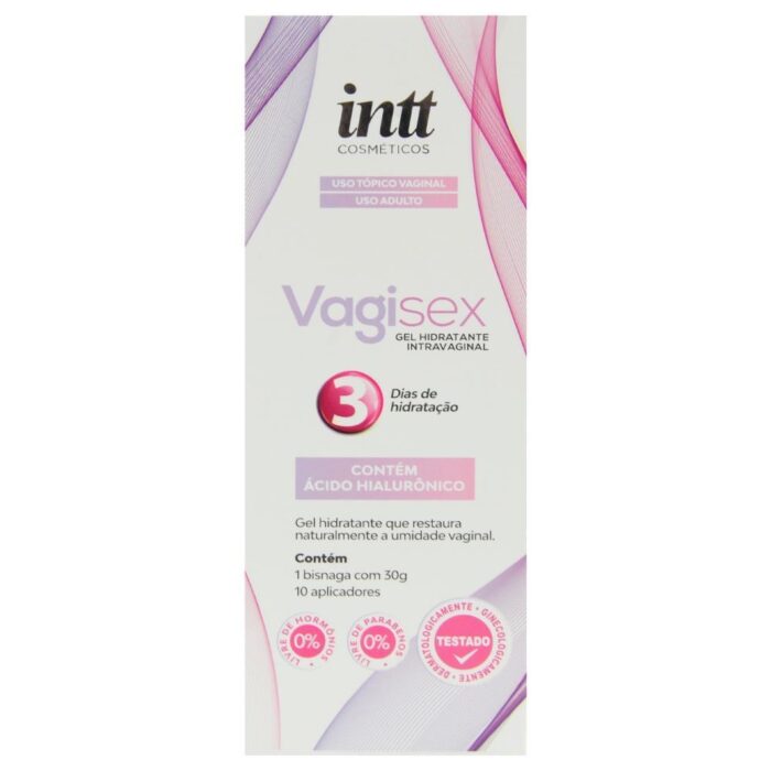 Vagisex gel lubrificante hidratante intravaginal 30g intt - Imagem 5
