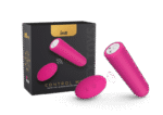 Intt control me bullet com controle remoto sem fio recarregável - Rosa