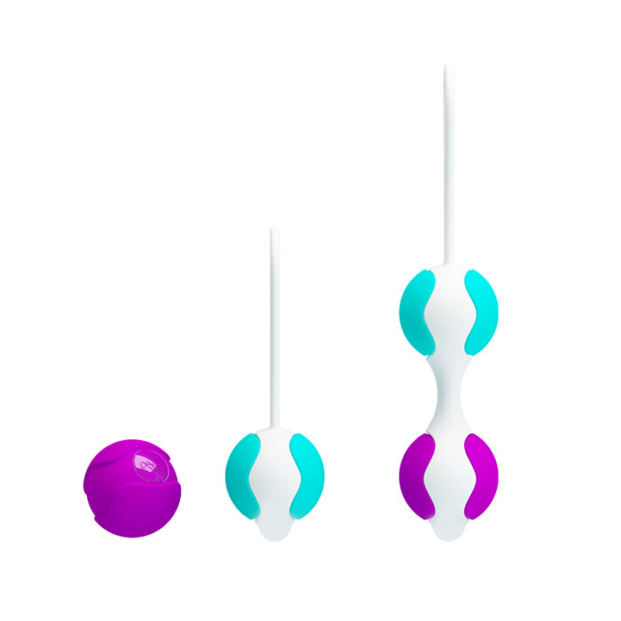 Bolas com peso para pompoar em silicone - Pretty love kegel ball - Imagem 5
