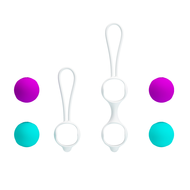 Bolas com peso para pompoar em silicone - Pretty love kegel ball - Imagem 6