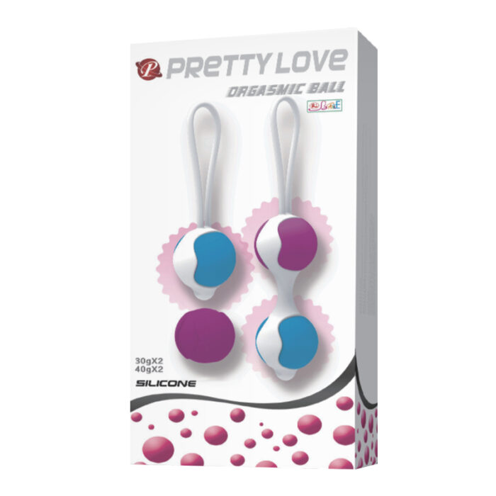 Bolas com peso para pompoar em silicone - Pretty love kegel ball - Imagem 8