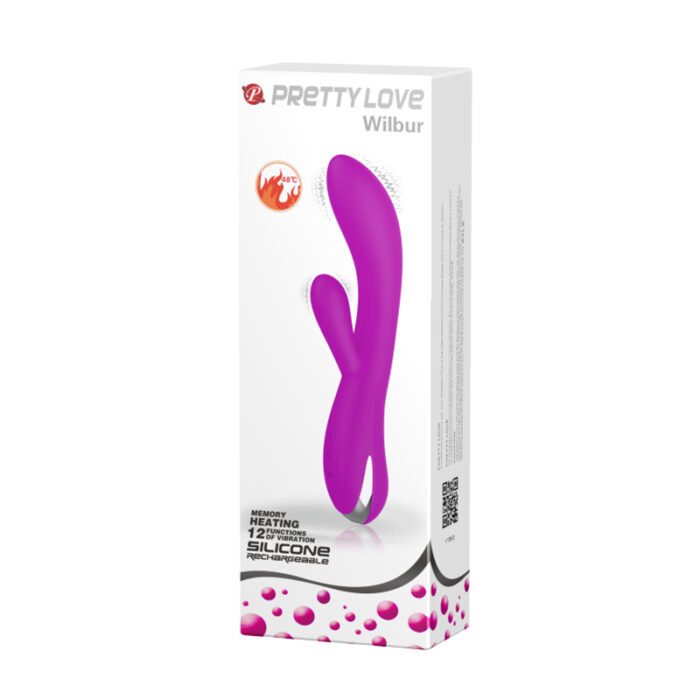 Vibrador estimulador de ponto g e clítoris recarregável Pretty love wilbur - Imagem 7