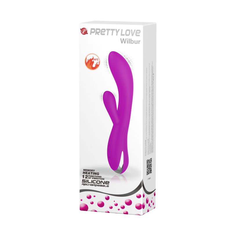 Vibrador estimulador de ponto g e clítoris recarregável Pretty love wilbur - Imagem 7