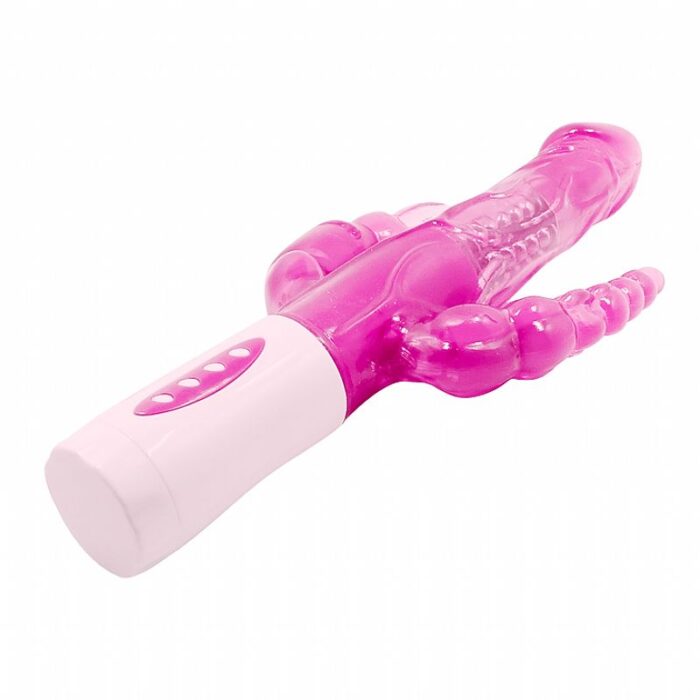 Vibrador Rotativo Triplo Prazer – Pretty Love - Imagem 4