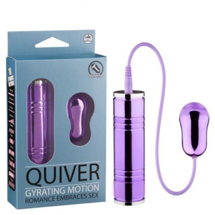 Cápsula vibratória com 10 vibrações giratória Quiver Girating - Nanma